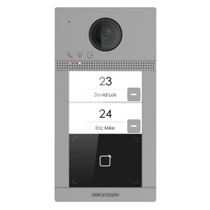 Hikvision DS-KV8213-WME1/SURFACE IP Intercom Gen 2 Villa Door Station, 2 Button, WiFi, Mifare, Aluminium (8213)