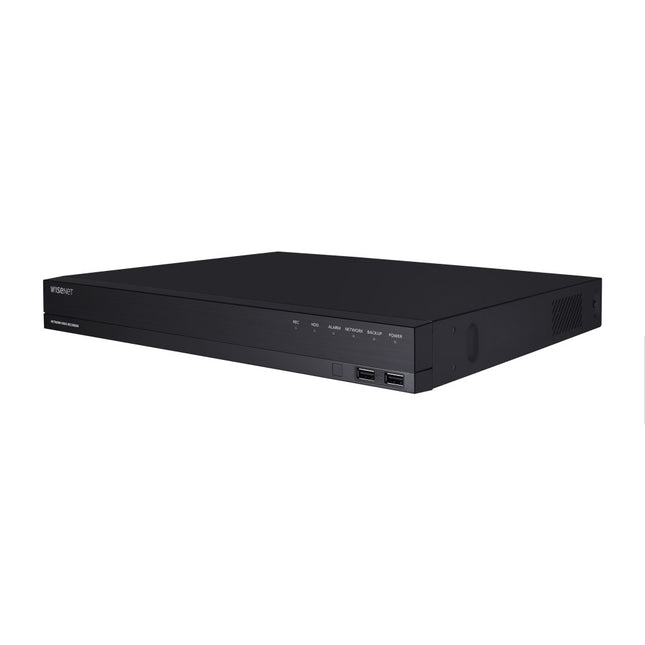 Hanwha A-Series 16ch 8MP PoE NVR, H.265, 80Mbps, No HDD, SATA - ARN-1610S