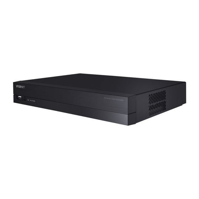 Hanwha A-Series 4ch 8MP PoE NVR, H.265, 40Mbps, No HDD, 1 SATA - ARN-410S