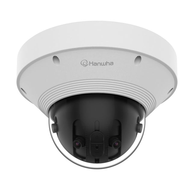 Hanwha 8MP Outdoor Multi Sensor Panoramic Camera, 209/180deg, IP66, IK10 - PNM-9022V