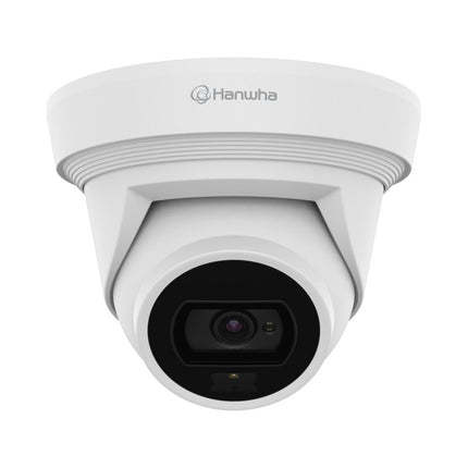 Hanwha Q Core 8MP Outdoor AI Flateye Camera, Dual Light, IP67, 3mm - QNE-C9013RL