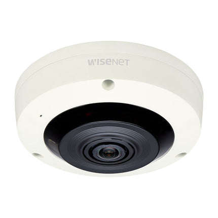 Hanwha 6MP Indoor Fisheye Camera, H.265, 30fps, WDR, 15m IR, 1.6mm - XNF-8010R