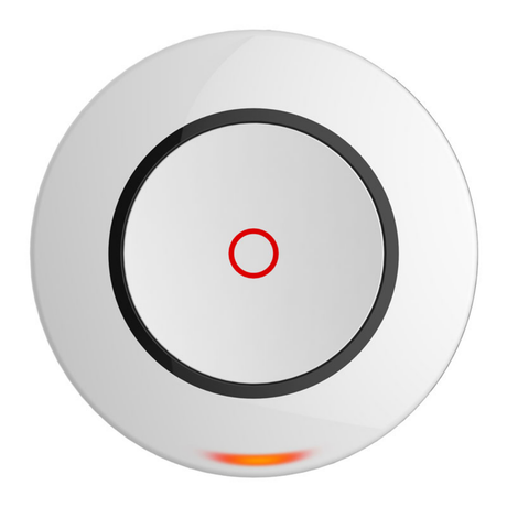 Hikvision AL-PD1-EB-WR-S-G1 Wireless Single Panic Button, Gen 1, Red (PD1-EB-WRS)