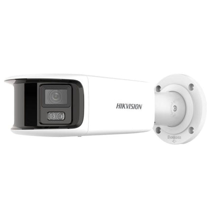 Hikvision DS-2CD2T87G2P-LSU/SL-4 8MP ColorVu Panoramic 180 Degree Bullet, White Light, AcuSense, Built-in Mic, Speaker, Strobe Light, IP66 (2T87G2P)