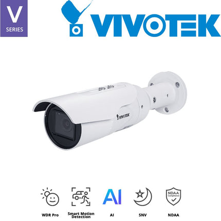 Vivotek V Series 5MP Fixed Bullet Camera - IB9389-EHT-V2