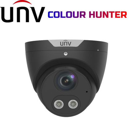 Uniview Security Camera: 8MP Turret, 2.8mm, Prime-I - IPC3618SB-ADF28KMC-I0-BK