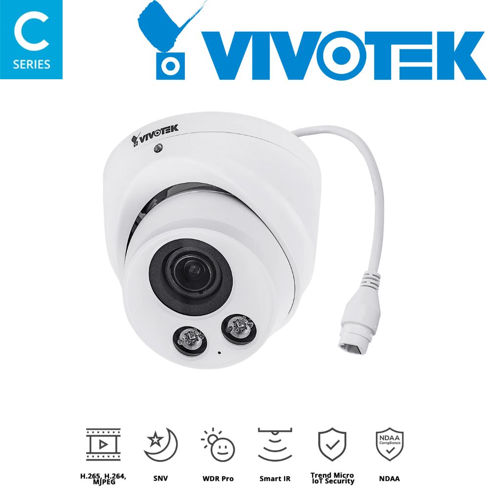 VIVOTEK C Series 5MP Motorised Turret Camera - IT9388-HT