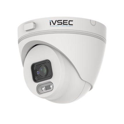 IVSEC Security System: 2x 4MP Turrets, 4-Channel 8MP NVR, SMD