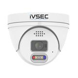 IVSEC Security System: 10x 8MP Adv. Deter, Full-Colour, Turrets, 16-Channel 12MP NVR, SMD