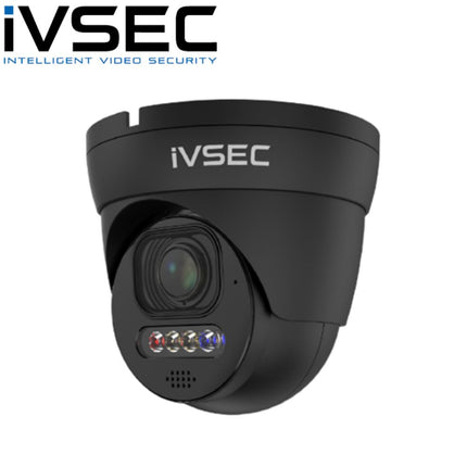 IVSEC Security Camera: 8MP Turret, 2.8-12MM Motorised - IVNC512ADX-BLK