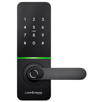 Lionhead Regent Luxe Digital Entrance Lock Black - LHL-P2-B-REGENT