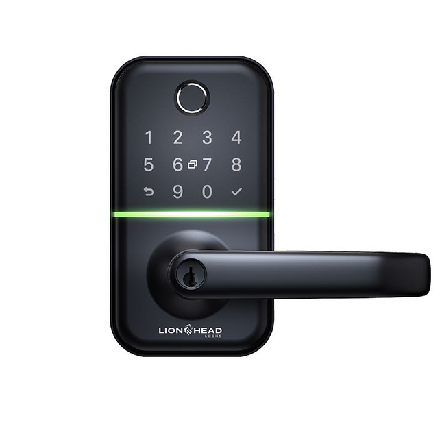 Lionhead Carlisle Luxe Digital Entrance Lock Black - LHL-P3-B-CARLISLE