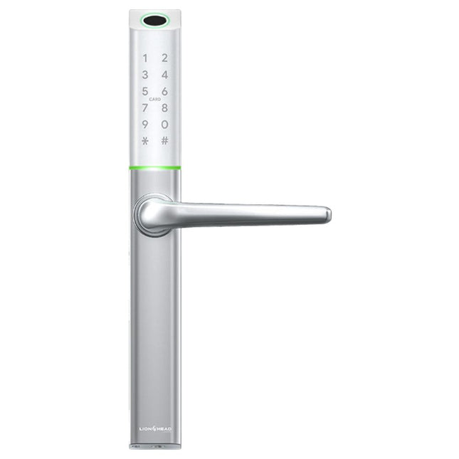 Lionhead Aspen Luxe Digital Slimline Door Lock Silver - LHL-SL1-S-30-ASPEN