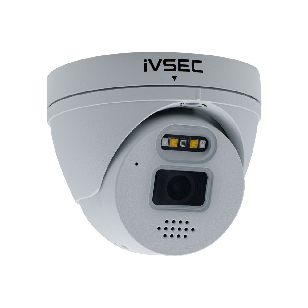 IVSEC Security Kit: 4x 4MP Adv. Deter Turret, LX Series, 4CH NVR, HDD