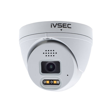 IVSEC Security Kit: 4x 4MP Adv. Deter Turret, LX Series, 4CH NVR, HDD