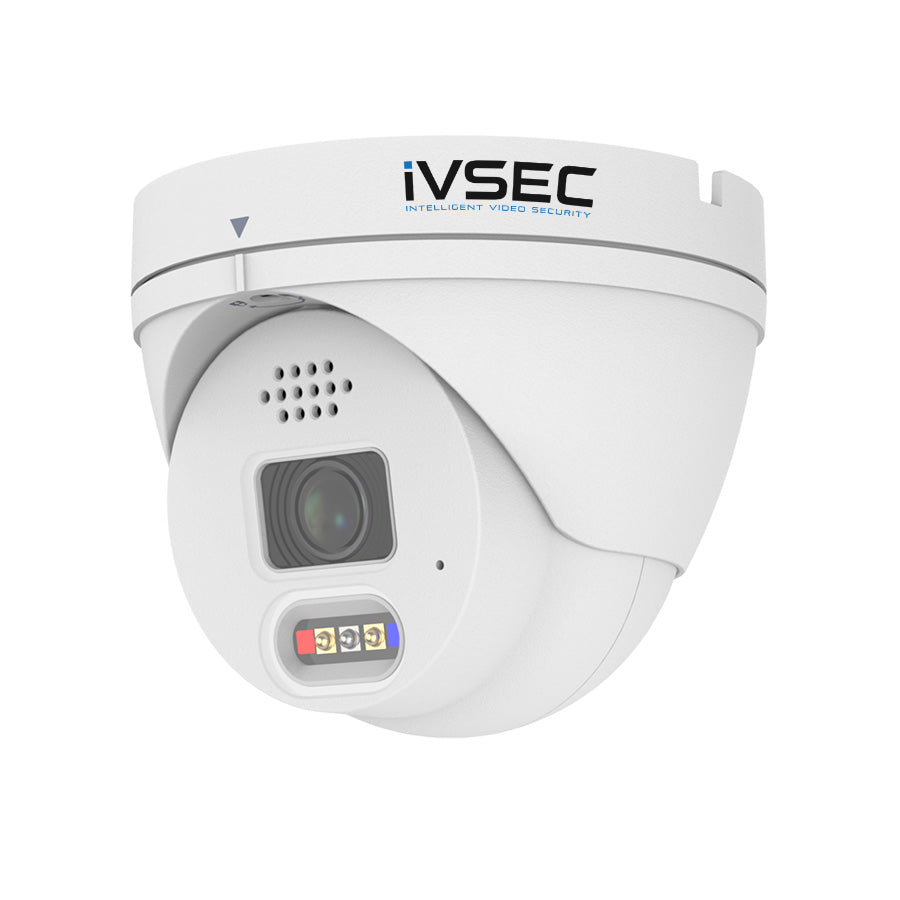 IVSEC Security Kit: 10x 12MP Adv. Deter Turret, 3.6mm, 16CH NVR, HDD