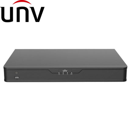 Uniview EasyStar Security System: 12x 6MP Turret Cams, 16CH 4K NVR + HDD (Black)