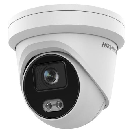 Hikvision DS-2CD2347G2-LU-4 ColorVu Turret, 4MP White Light, AcuSense, Mic, 4mm (2347)