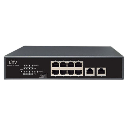 Uniview PoE Switch: 8Port (10P) Switch 120W - NSW2010-10T-PoE-IN