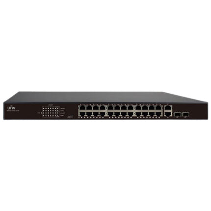 Univew PoE Switch: 24Port (26P) Switch 370W - NSW2010-24T2GC-PoE-IN