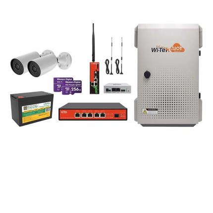 Wi-Tek Solar CCTV KIT- WI-Solar IOT-KIT AJAX B2-W