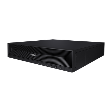 Hanwha Wisenet 32CH NVR, H265, 400Mbps, No HDD, (8 SATA 80TB max)