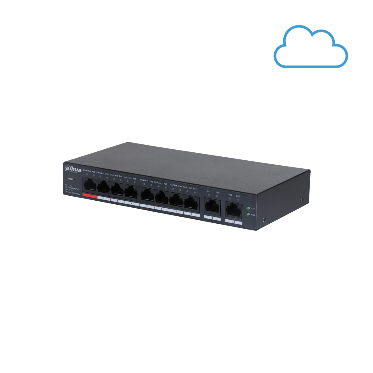 Dahua DH-CS4010-8ET-110 10-Port Cloud Switch