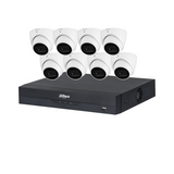 Dahua WizSense 8 Camera Kit: 8x 8MP 3X66 Turret, 8Ch AI NVR - K8088T