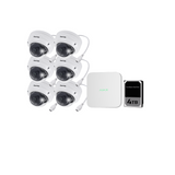 Ajax 8CH White NVR Vivotek 5MP Fixed Dome Kit - KIT-AJAX-5MP8064D-W