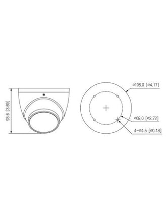 VIP Vision Professional AI Series 8.0MP Fixed Turret - VSIPP-8DIRG-I2-B