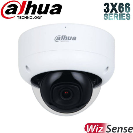 Dahua 2023 Full AI Security System: 10x 8MP Dome 3X66 Cams, 16CH 16MP WizSense NVR