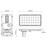 8W PIR Sensor Solar LED Street Light