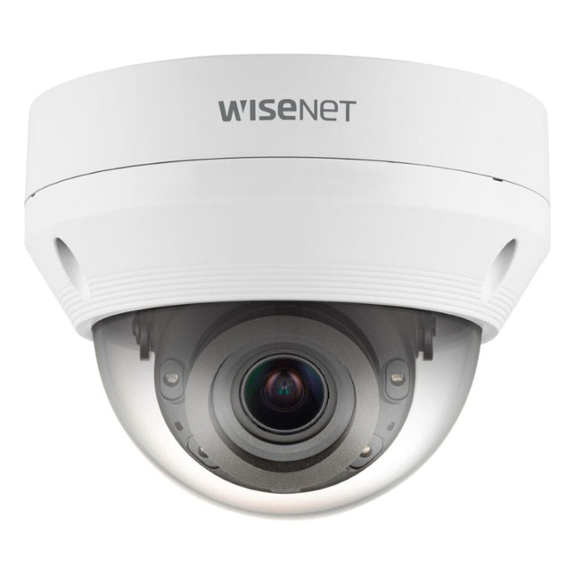 Hanwha Wisenet 2MP Outdoor Dome Camera, H.265, WDR, IP66, IK10, IR, 3.2-10mm - HAN-QNV-6082R