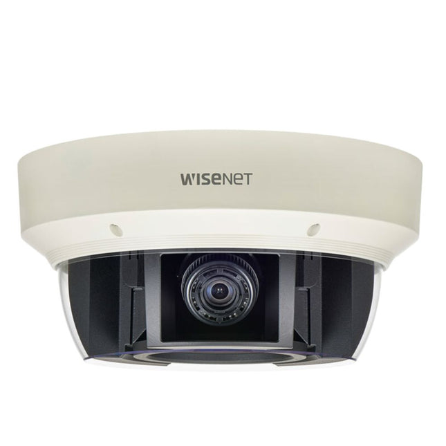 Hanwha Wisenet 20MP Outdoor 360 Multi Sensor Camera, 4x 5MP at 30fps, 3.6-9.4mm lens - HAN-PNM-9081VQ