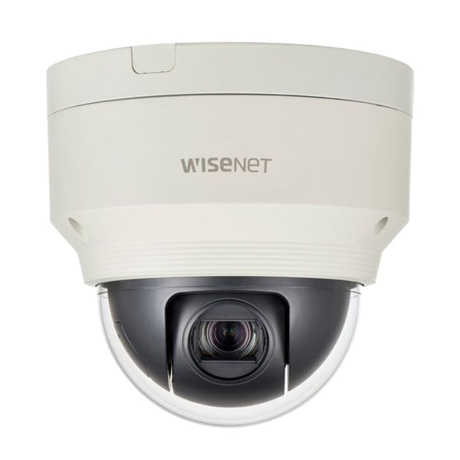 Hanwha Wisenet 2MP Outdoor Mini PTZ Camera, 12x Zoom, H.265, WDR, IP66, IK10, PoE - HAN-XNP-6120H