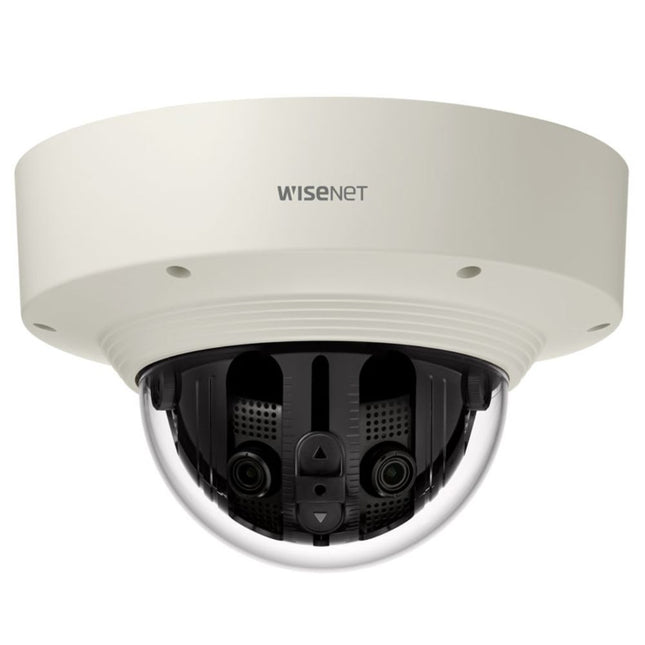 Hanwha Wisenet 15MP Outdoor Multi Sensor Panoramic  Camera, 30fps, IK10, 4mm Lens - HAN-PNM-9030V