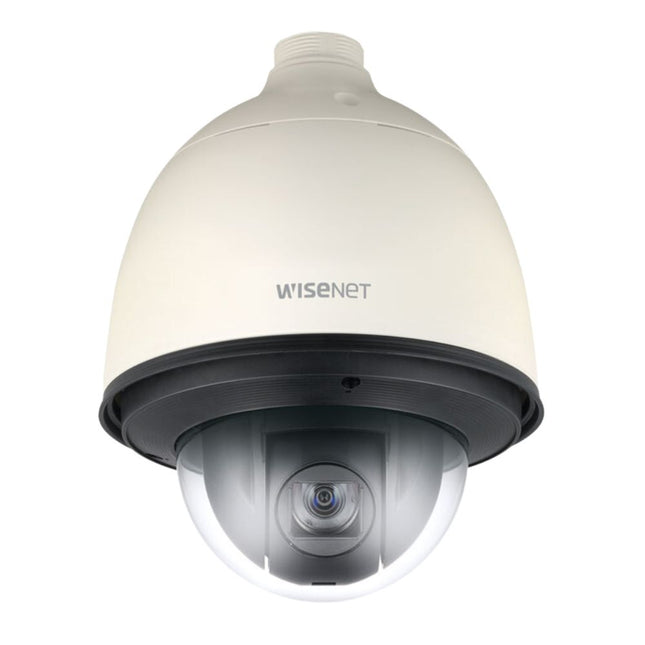 Hanwha Wisenet 2MP Outdoor Mini PTZ Camera, 32x Zoom, H.265, WDR, IP66, IK10 - HAN-XNP-6320H