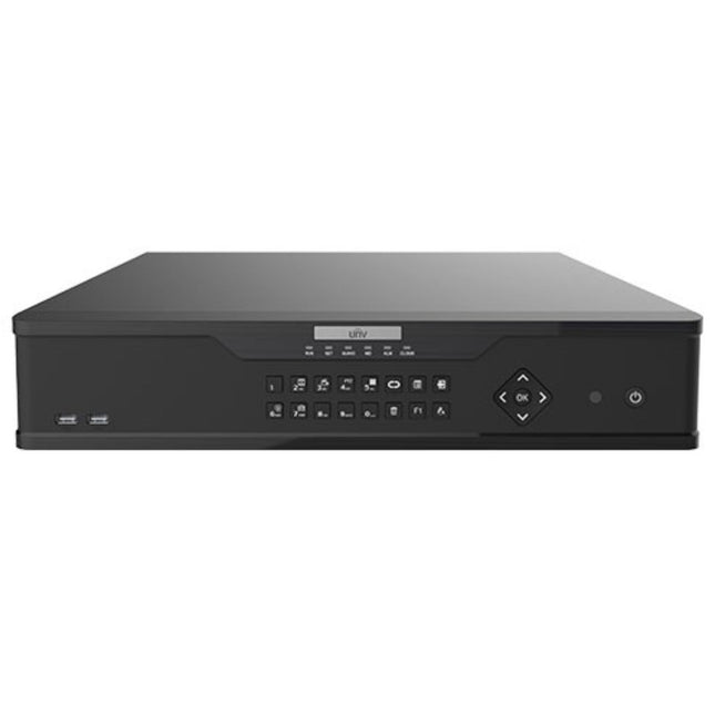 Uniview 64CH Network Video Recorder: Upto 12MP, 384MBPS INPUT, 8-SATA HDD RAID NVR, Prime Series - NVR308-64X