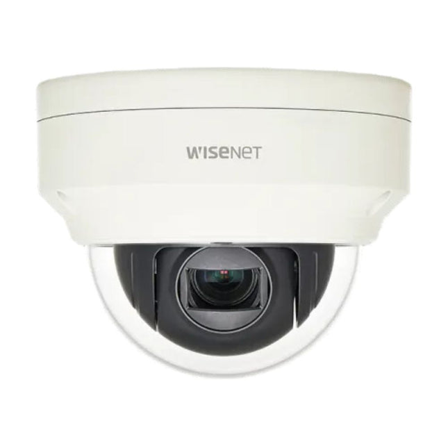 Hanwha Wisenet 2MP Outdoor Mini PTZ Camera, 4.3x Zoom, H.265, WDR, IP66, IK10 - HAN-XNP-6040H