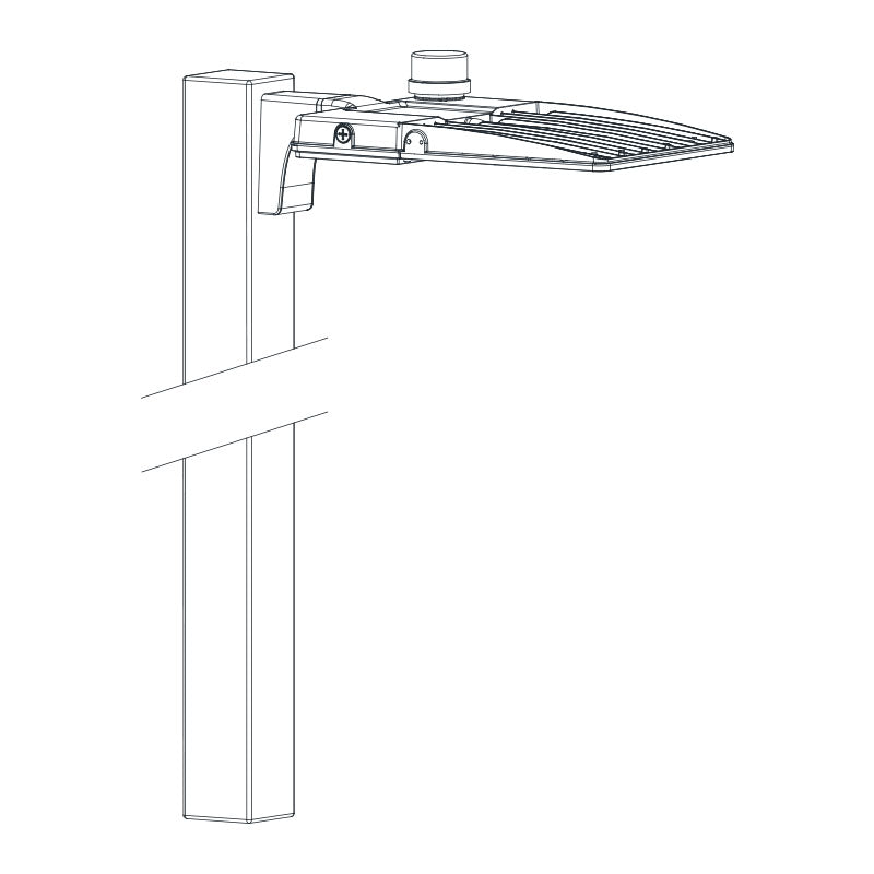 Professional 150W LED Street & Area Light With Photocell