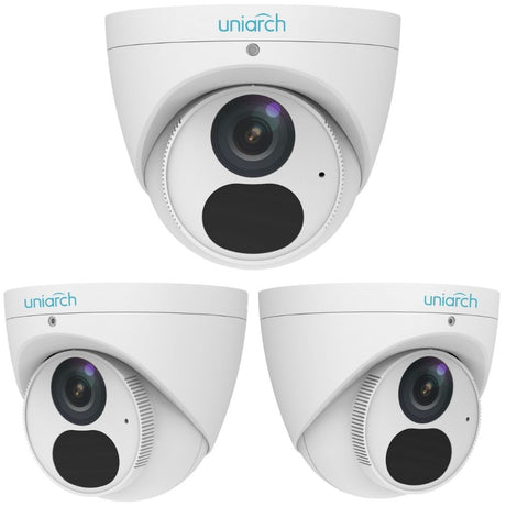 Uniarch Security System: 4-Channel NVR Pro, 4 X 8MP Turret, EasyStar