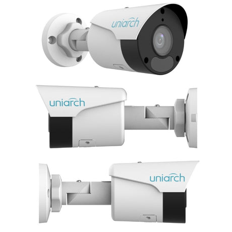 Uniarch Security System: 4-Channel NVR Pro, 3 X 6MP Bullet, EasyStar