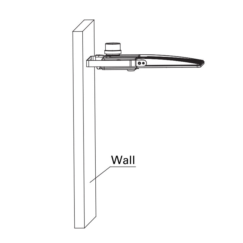 Yoke Wall Adjustable Bracket for LSL-B Street Lights