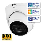 VIP Vision AI Security System: 16x 8MP AI Turret Cams, 16MP WatchGuard 16CH AI NVR