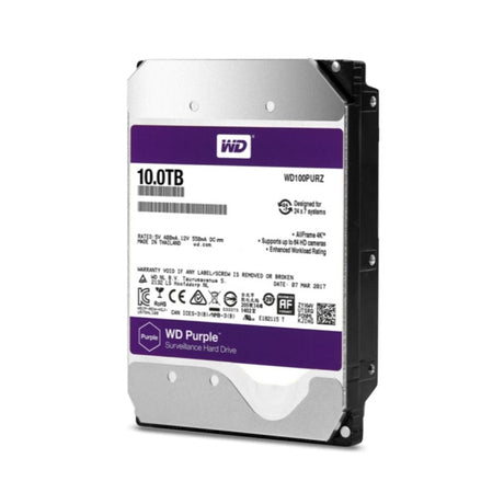 Western Digital 10TB Purple Surveillance Hard Drive