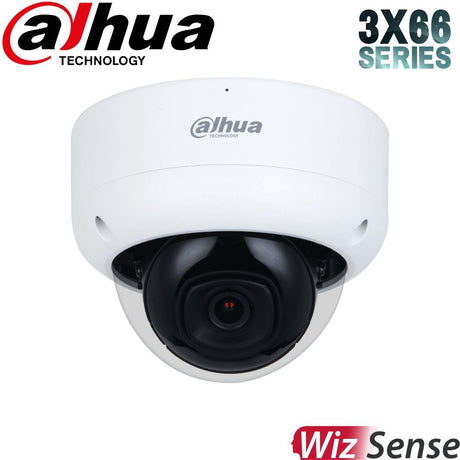 Dahua 2023 Full AI Security System: 2x 6MP Dome 3X66 Cams, 4CH 16MP WizSense NVR