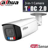 Dahua TIOC 2.0 Security System: 8CH 12MP Pro NVR, 2 x 5MP Bullet Camera, Full-Colour, SMD 3.0