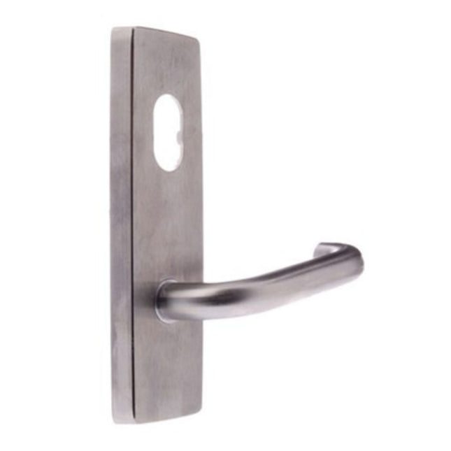 Lockwood Furniture Square End Plate Concealed Fix with Cylinder - 180170SC