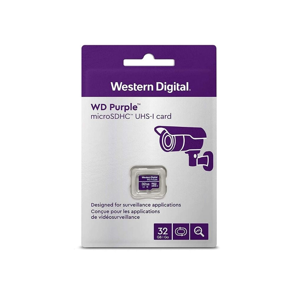 Western Digital Purple MicroSD Card: 32GB - D-WD SD 32GB – Spy